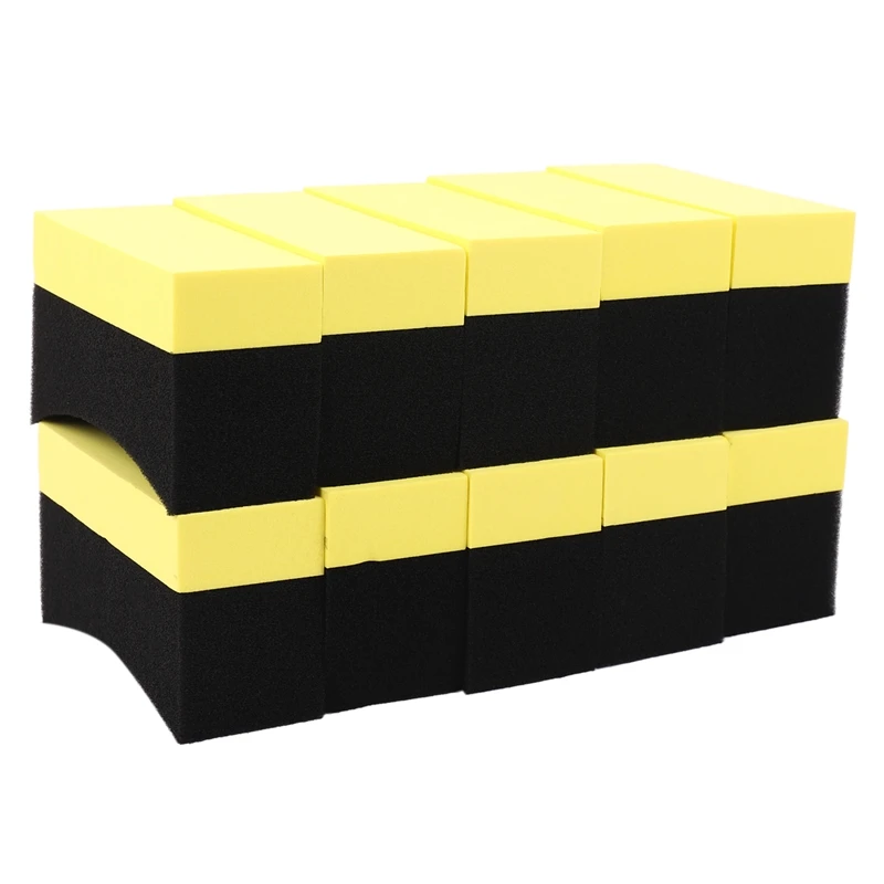 

10pcs U-Shape Auto Tyre Car Tire Wheels Truck Brush Paint Care Wash Cleaning Wax Polishing Sponge Washer Wipe