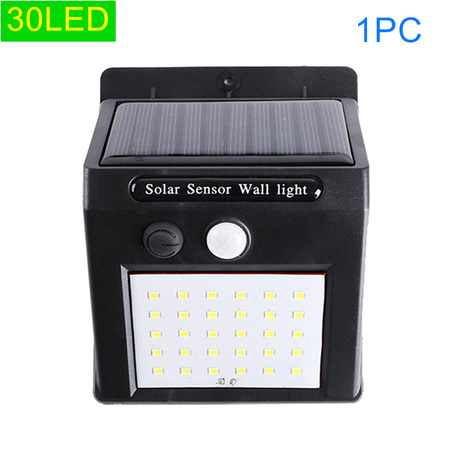 LED Solar Light Outdoor Solar Lamp Powered Sunlight Waterproof PIR Motion Sensor Street Light for Garden Decoration