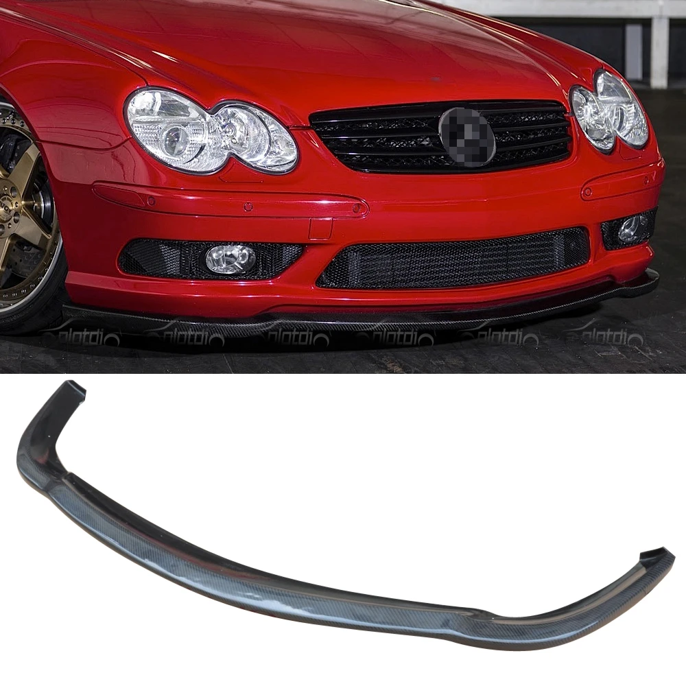 

OLOTDI Factory Car Tuning Real Carbon Fiber Front Lip Bumper Spoiler Splitters For SL55