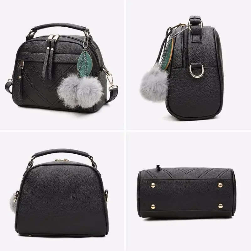 PU Leather Tassel Messenger Bags-1