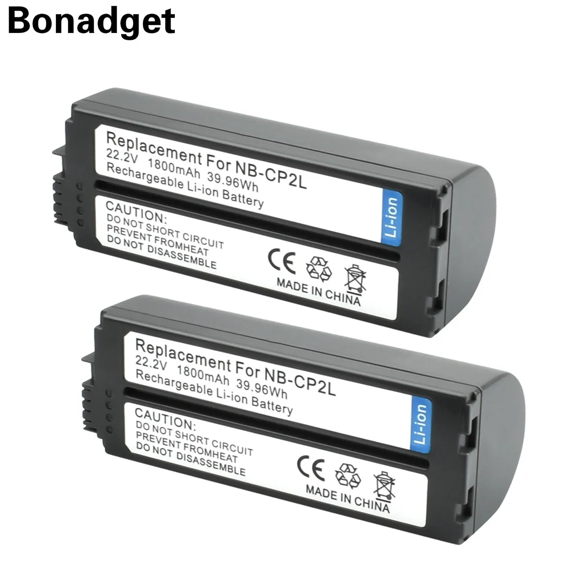 Bonadget NB-CP2L Батарея для Canon NB-CP1L CP2L SELPHY CP100 CP200 CP220 CP300 CP330 CP400 CP510 CP600 CP710 CP730 CP770 |