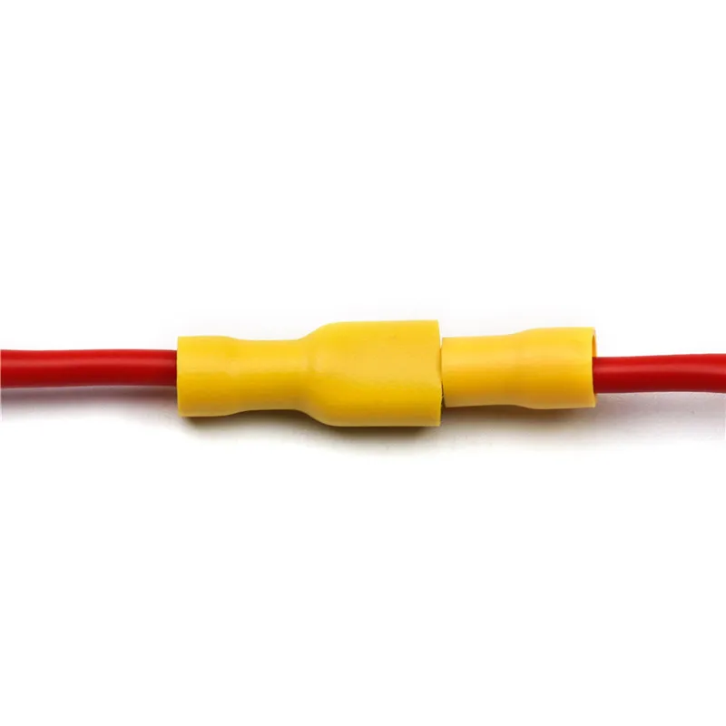 Bornes Bullet Mâles Et Femelles – Couleurs Rouge, Bleu, Jaune, à Sertir Pour Connexions électriques !