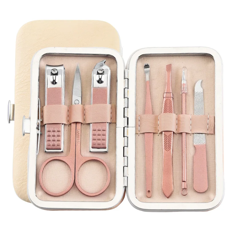 7pcs Portable Stainless Steel Nail Clippers Set