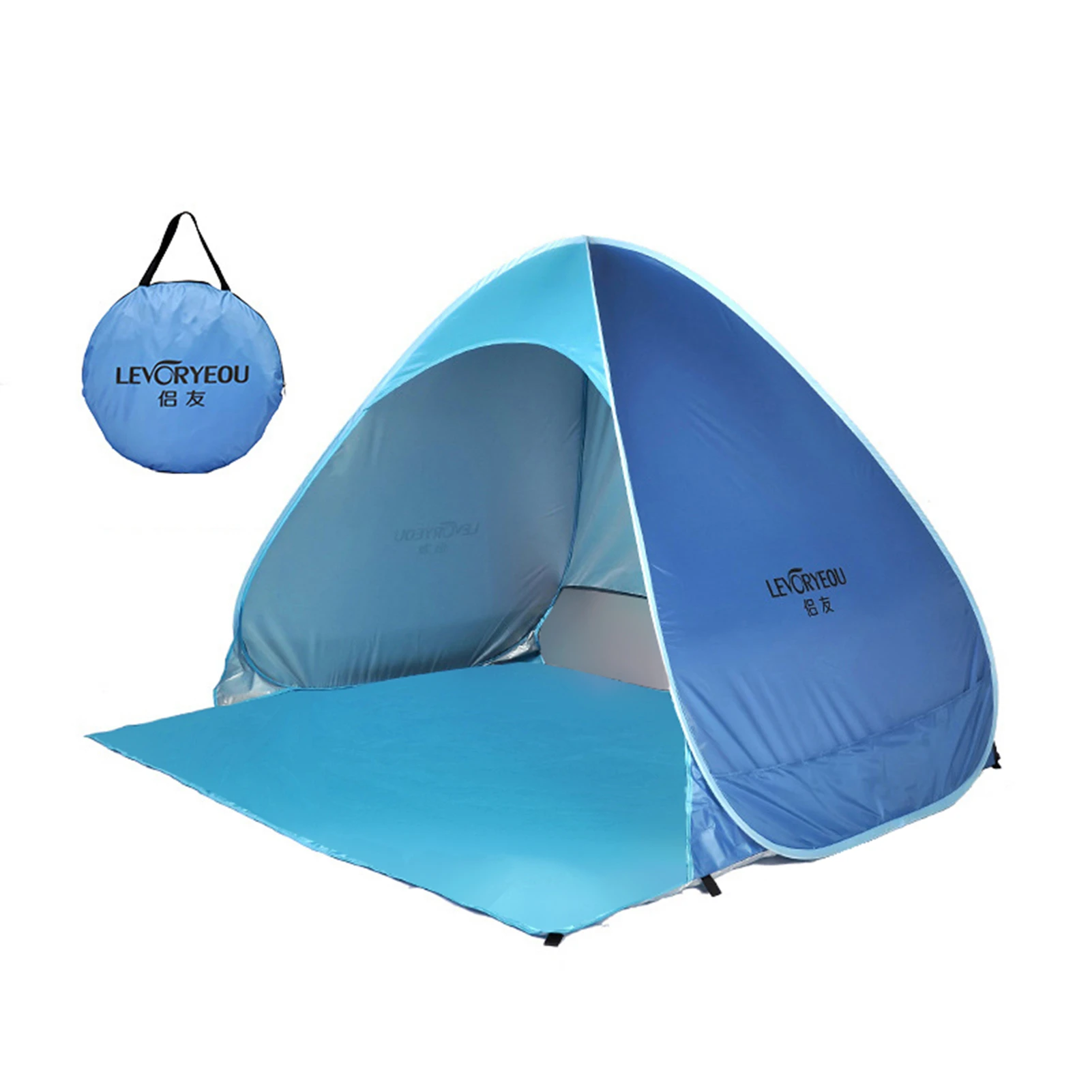 G Boven hoofd en schouder geboorte Russian Stock 2 4 Person Outdoor Camping Tents 4 Season Pop up Tent  Portable Handbag Single Layer Waterproof Hiking Tent|Tents| - AliExpress