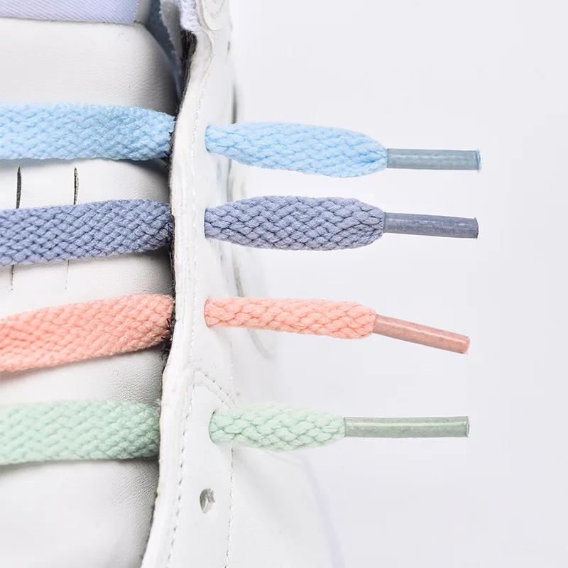 

1Pair New Sneaker Flat Shoelaces Hiking Boots Shoe Strings Colored Shoe Laces for Sneakers Laces Drop Laces Strings Bootlaces
