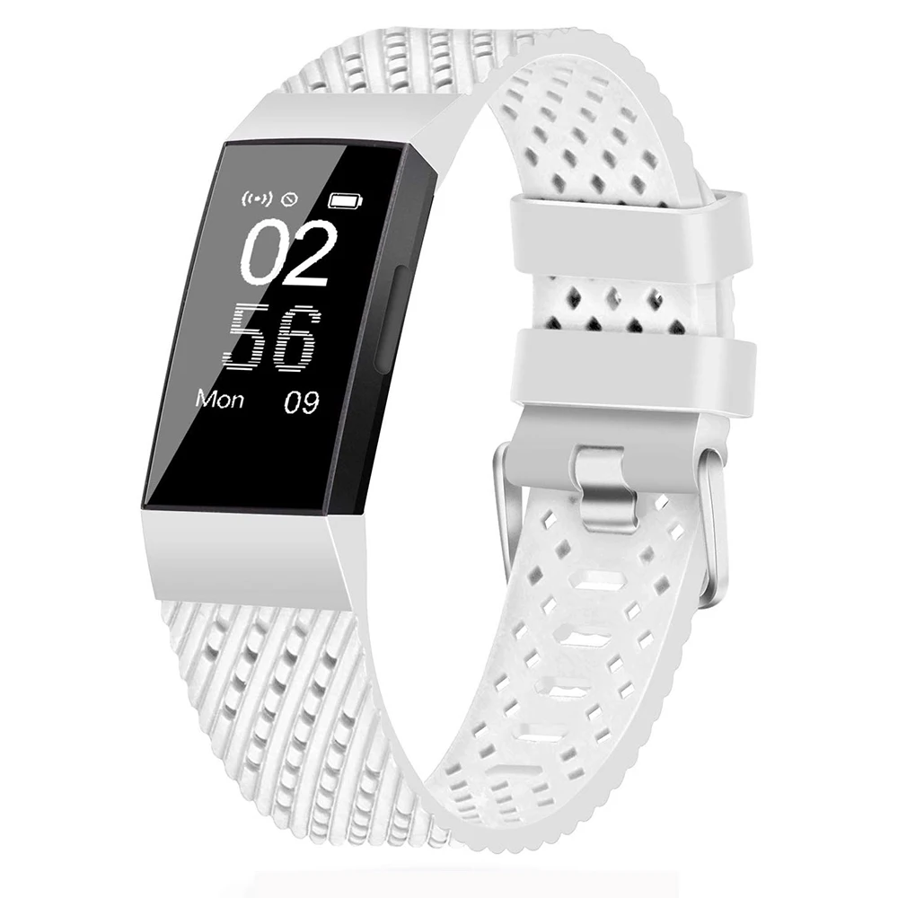 Для Fitbit charge 3 Band Спортивные Мягкие силиконовые наручные Смарт-часы ремешок для Fitbit Charge3 Correa сменный Браслет маленький большой