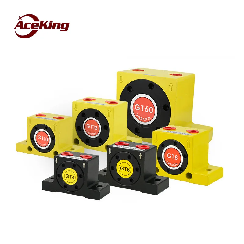 Pneumatic Vibrator GT8 - Aluminum Alloy Air Turbine Oscillator 130-11150N  For Industrial Conveyors & Bins Air Turbine Oscillator Industrial GT-8/10/13/16/25 pneumatic vibrator K-08 cylinder powerful oscilla