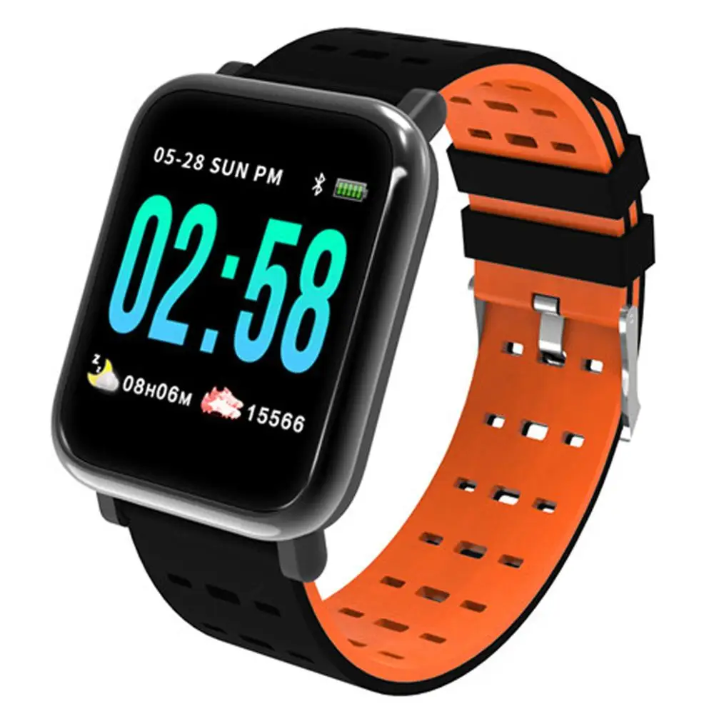 New Smart Watch HD Big Screen Waterproof Swimming Smart Watch Heart Rate Blood Pressure Blood Oxygen Wristband For Android & IOS