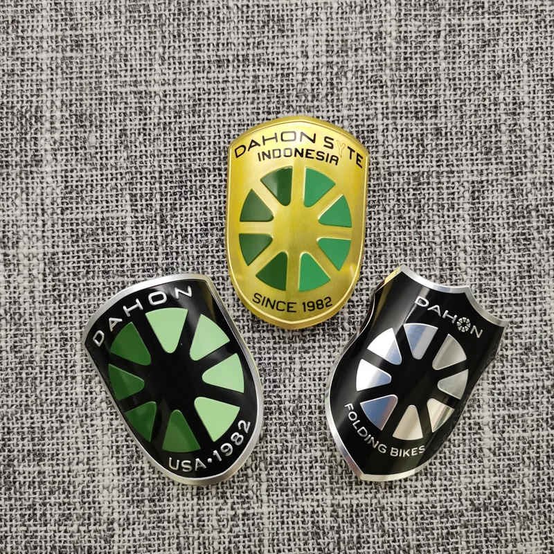 2ピース自転車ヘッドバッジ,アルミニウムステッカー,マウンテンバイク