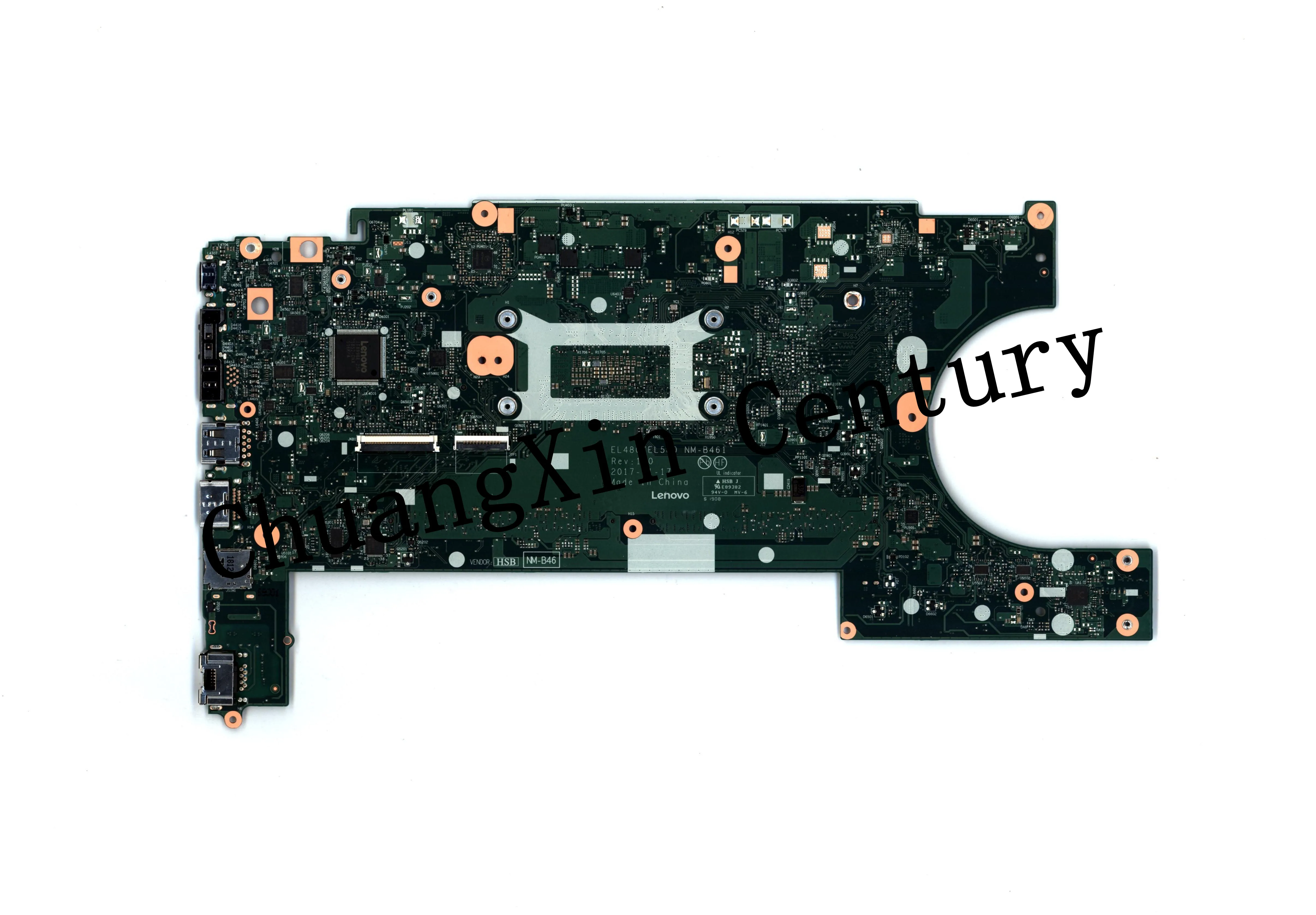 Материнская плата для ноутбука ThinkPad L480 EL480/EL580 NM-B461 Rev: 1,0 с процессором I5 оригинальная Встроенная Материнская плата полностью протестирована