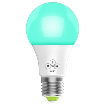 

ABSS-Wifi Smart Dimmable Led Bulbs, Music Sync Rgb Color Changing Light Bulb, Compatible with Alexa, Echo, Google Home and Ift