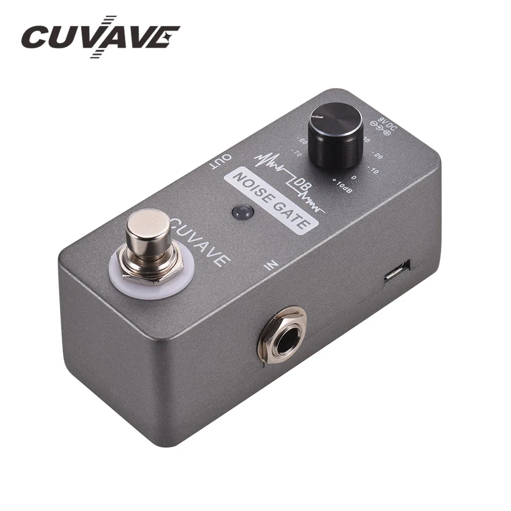 CUVAVE шумоподавление, шумоподавление, гитарный эффект, педаль, корпус из цинкового сплава, настоящий обход