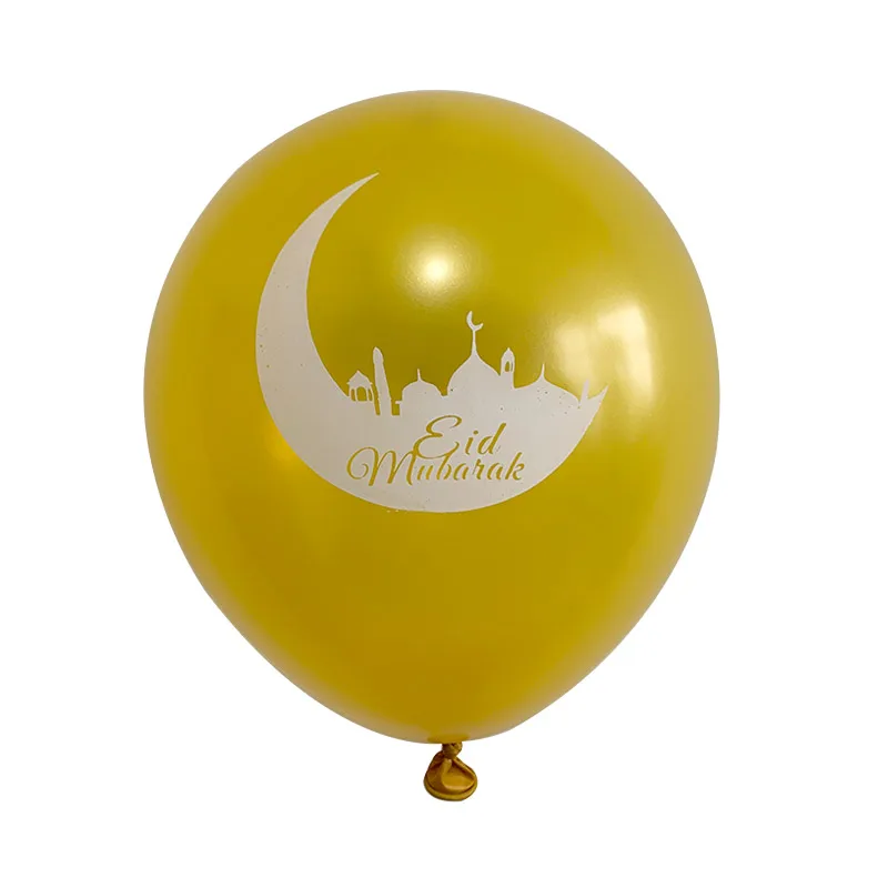 12 шт./лот латексные шары happy eid Mubarak мусульманский Eid Al Fitr hajj вечерние