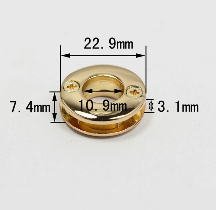 30pcs4 Цвета Внутренний 10 9 мм 3/8 дюйма grommeteylet DIY сумки металлические Аппаратные