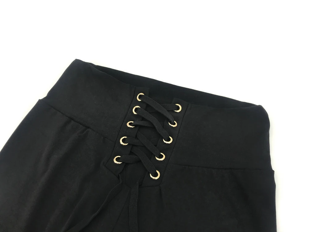 Женские узкие брюки осенние женские офисные брюки с высокой талией повседневные женские тонкие штаны бодикон Женские однотонные черные узкие брюки