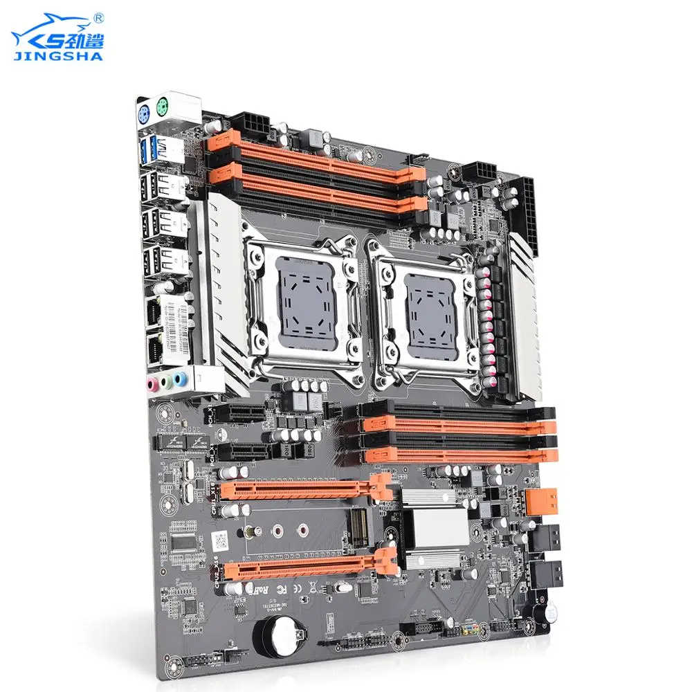 Комплект материнской платы X79 с двумя процессорами 2 * E5 2620 V2 CPU 4*8 ГБ 1600 МГц DDR3 ECC REG