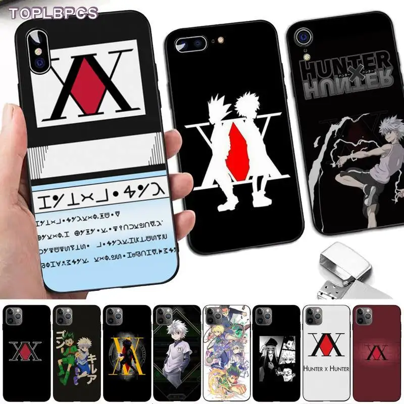 TOPLBPCS Hunter x HXH аниме X hunter мягкий чехол для мобильного телефона iPhone 8 7 6 6S Plus 5 5S SE 2020 XR