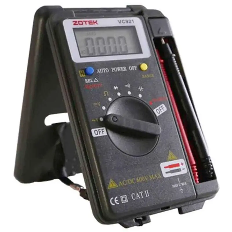 

VC921 Auto Range Digital Multimeter AC DC Current Voltage Frequency Tester 4000 COUNTS