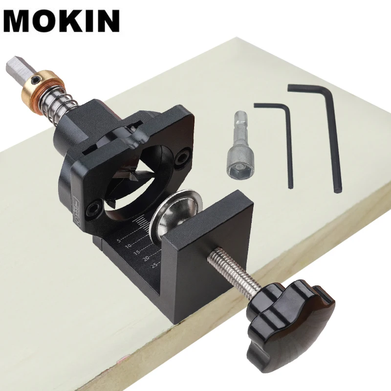 Home Improvement Tools Drill Guide Locator Drilling Bit Hole Opener Dowel Jig Hinge