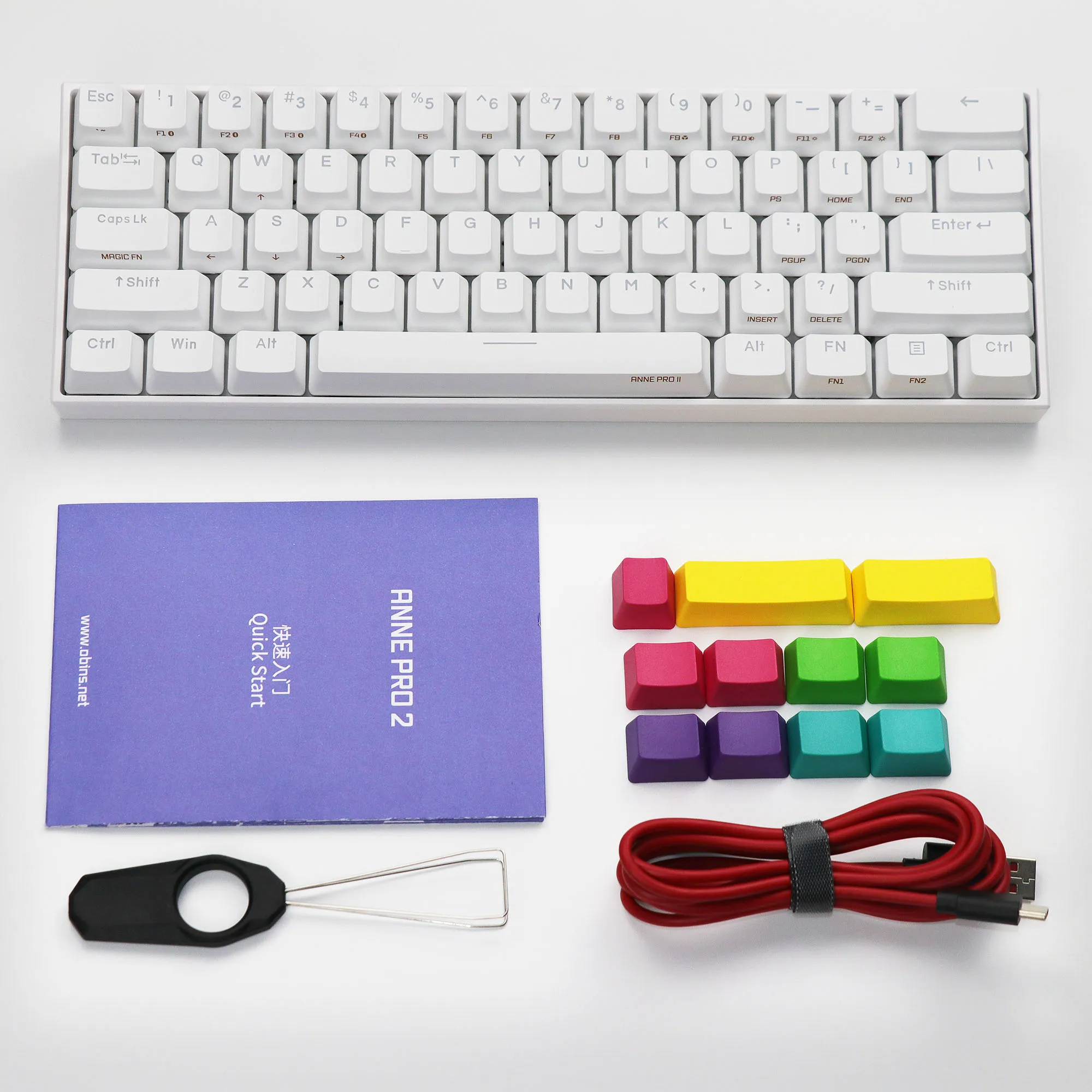 Anne Pro2 Mini Portable 60 Mechanical Keyboard Wireless Bluetooth Gateron Mx Blue Brown Switch Gaming Keyboard Detachable Cable Mechanical Keyboard Gaming Keyboardbrown Switch Aliexpress