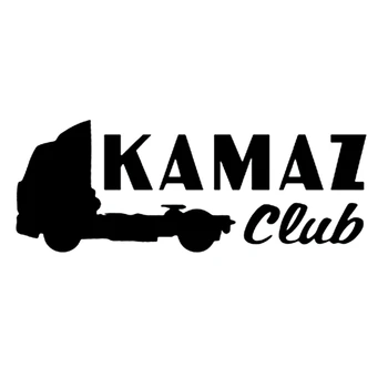 

CK3124# KAMAZ Club reflective funny car sticker vinyl decal silver/black car auto stickers for bumper rear window