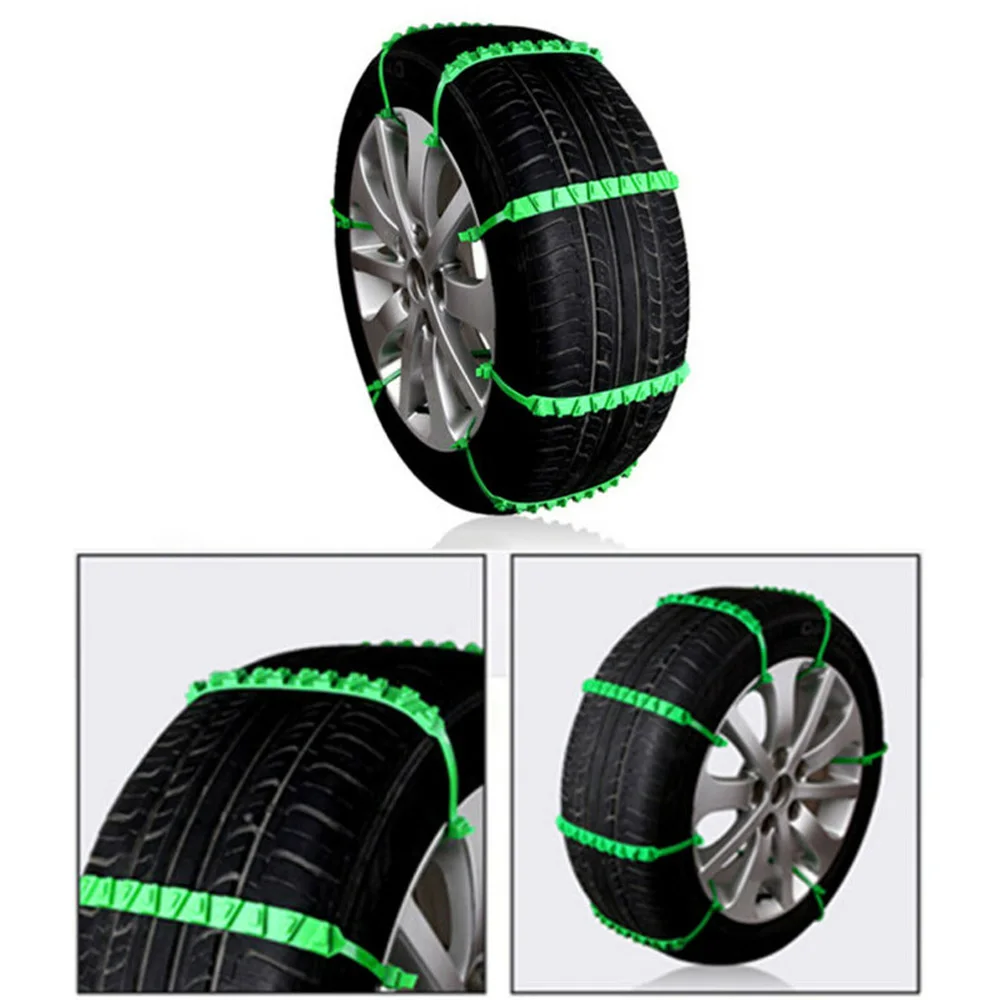 10pcs Anti-Skid Snow Tire Chain Car Wheel Accessories Nylon Strap Belt Auto Universal Replacement Exterior Parts 10pcs Anti-Skid Snow Tire Chain Car Wheel Accessories Nylon Strap Belt Auto Universal Replacement Exterior Parts