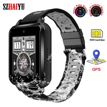 

SZHAIYU Fitness Tracker Heart Rate Bluetooth Smart Watch Support 4G SIM Card GPS WIFI Camera Waterproof Smart Bracelet Android