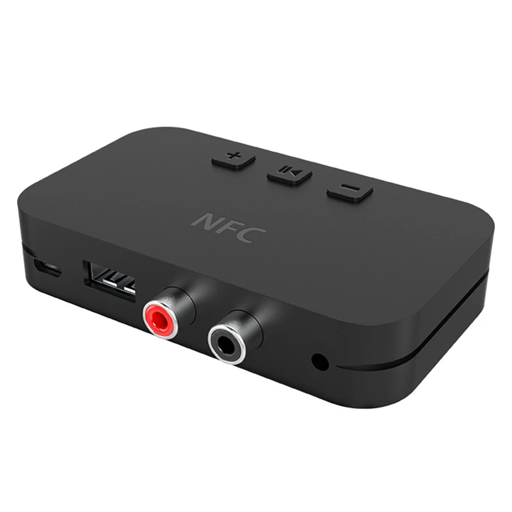 Auto ON NFC 5.0 Audio Receiver & USB Play RCA AUX 3.5MM 3.5 Jack Music Stereo Wireless Adapter For Car Home Speaker | Электроника
