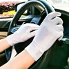 Fashion Summer Spandex Gloves Women Men Sexy Mittens Sun Protection White Black Etiquette Thin Short Stretch Dressy Dance Gloves ► Photo 2/6