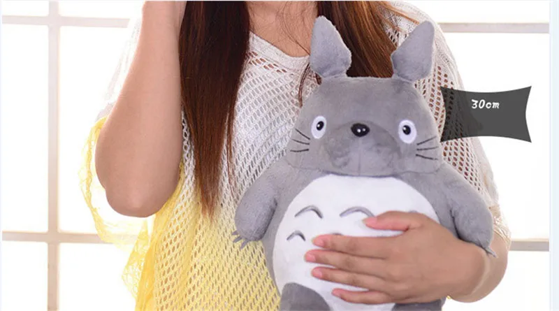 Totoro Plsuh Toys  Soft suffed animal cartoon pillow cushion cute fat cat  chinchillas children birthday Christmas gift 3
