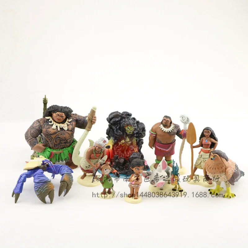 10pcs Set Disney Figures Moana Princess Vaiana Anniversaire Decoration Jugete De Vaiana Disney Action Figure Doll Toy Set 6 10cm Buy At The Price Of 9 98 In Aliexpress Com Imall Com