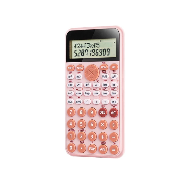 Calculatrice scientifique Portable avec écran à 2 lignes, 240 fonctions,  outil de calcul des mathématiques, fournitures de bureau pour étudiants -  AliExpress Ordinateur et bureautique