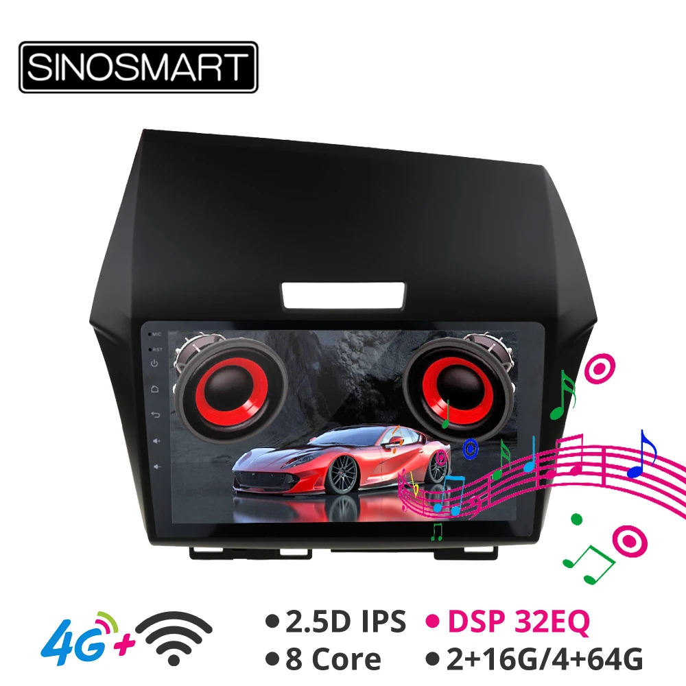 Best Sinosmart Android 8.1 Car GPS Navigation Radio for Honda Jade 2013 2din 2.5D IPS/QLED Screen 15