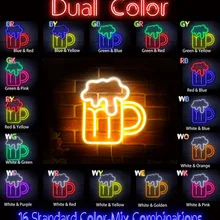 

Custom Neon Sign Led Beer Cup Bar Party Room Wall Decoration Flex Silicone Light Indoor Outdoor Signboard Design Decor Signs
