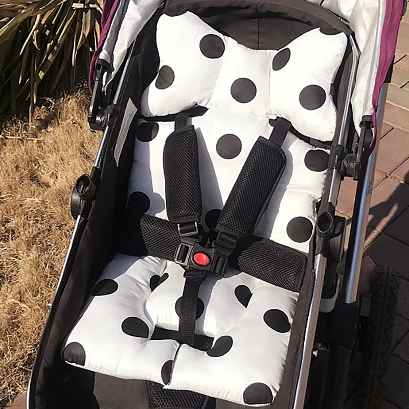 Подушка для детской коляски, коврик для новорожденного, подушка для сиденья, хлопок, Детские аксессуары, коляска для малыша, подушка, доступны с обеих сторон YCZ028