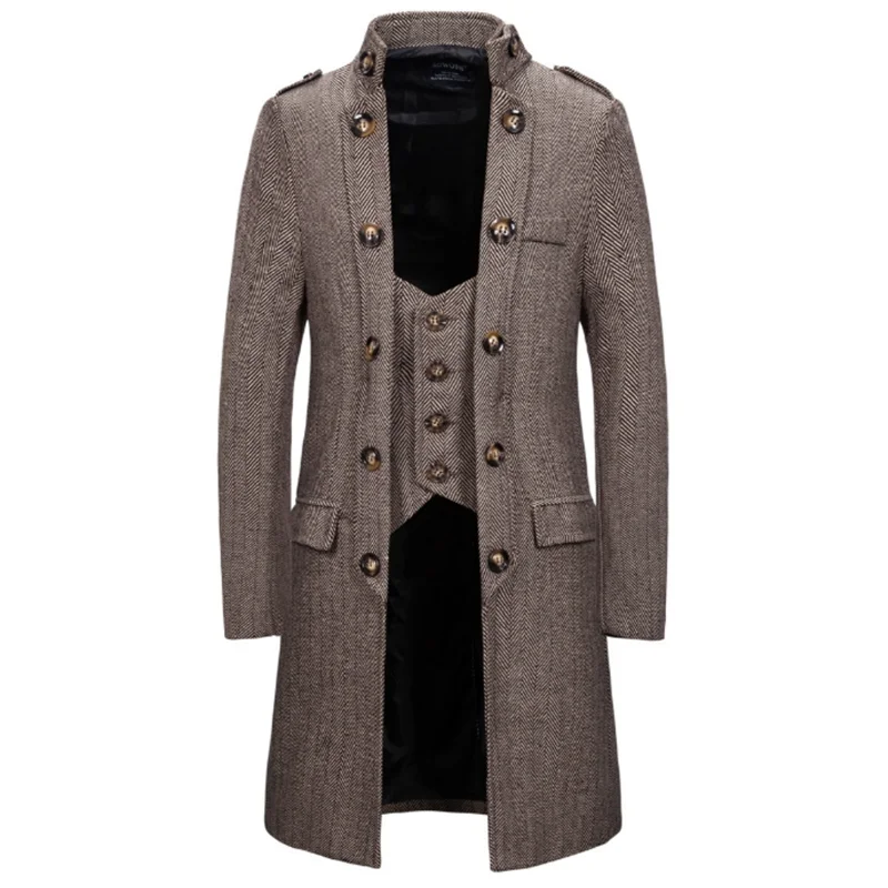 Men Woolen Coats Men's Casual Slim Fit Casaco Sobretudo Jaqueta Erkek Giyim Abrigos Manteaux Plus Size Masculino Korean Clothes Men Woolen Coats Men's Casual Slim Fit Casaco Sobretudo Jaqueta Erkek Giyim Abrigos Manteaux Plus Size Masculino Korean Clothes