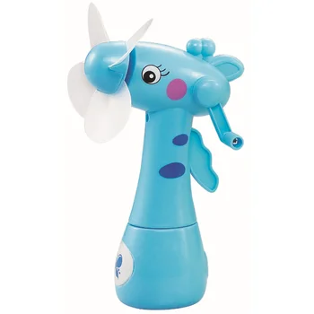 

Mini Fan Cartoon Giraffes Portable Handheld Desk Humidification Kid Toy Handheld Water Mist Fan For Child