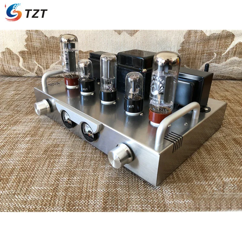 TZT 6N9P EL34 Spartan X1 Tube Amplifier 6.5W+6.5W Power Amplifier with 5.0 Bluetooth afbeelding