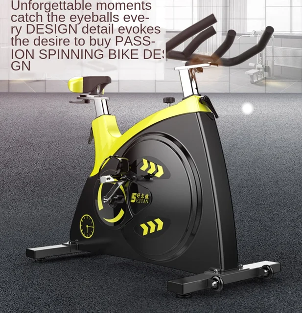 US $789.38 Mute Leather Belt Commercial Exercise Bike Sports Fitness Bike Household Exercise Bike Gym Only Bic