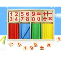 Children Learning math Wooden Educational Toys Digital Stick Montessori Teaching Aid Mathematics Enlightenment Knowledge 2