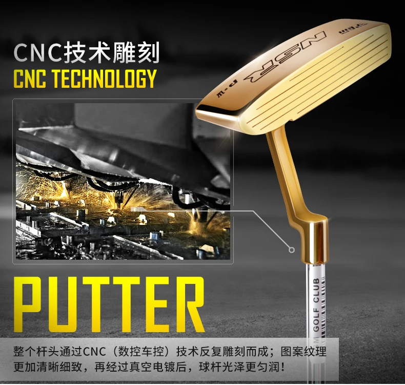 PGM Authentic! Golf Club Gold/Black Men's Right Gloves Rose Gold Women's Titanium One Wood Set Half Set 5 Rods Golf Accessories