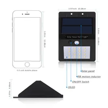 Amazon Солнечная маленькая уличная лампа инфракрасная Сенсорная лампа лужайка во дворе садовый настенный светильник-бра декоративный