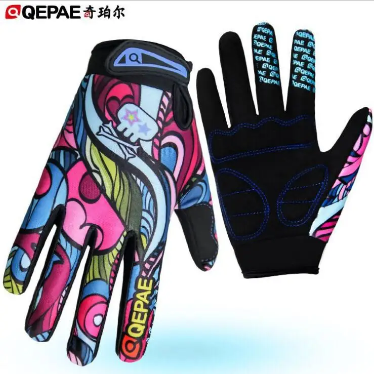 rose Уличные мотоциклетные перчатки полный палец Guantes Мото Гонки/катание на лыжах/альпинизм/Велоспорт/езда Спорт ветрозащитный Мотокросс перчатки - Цвет: rose