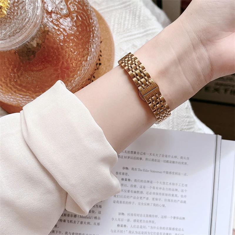 Silm strap For Apple ð  45mm 41mm iWatch  40mm 44mm ׼ Meatl Milanese bracelet Apple Watch serie 4 5 6 se 7