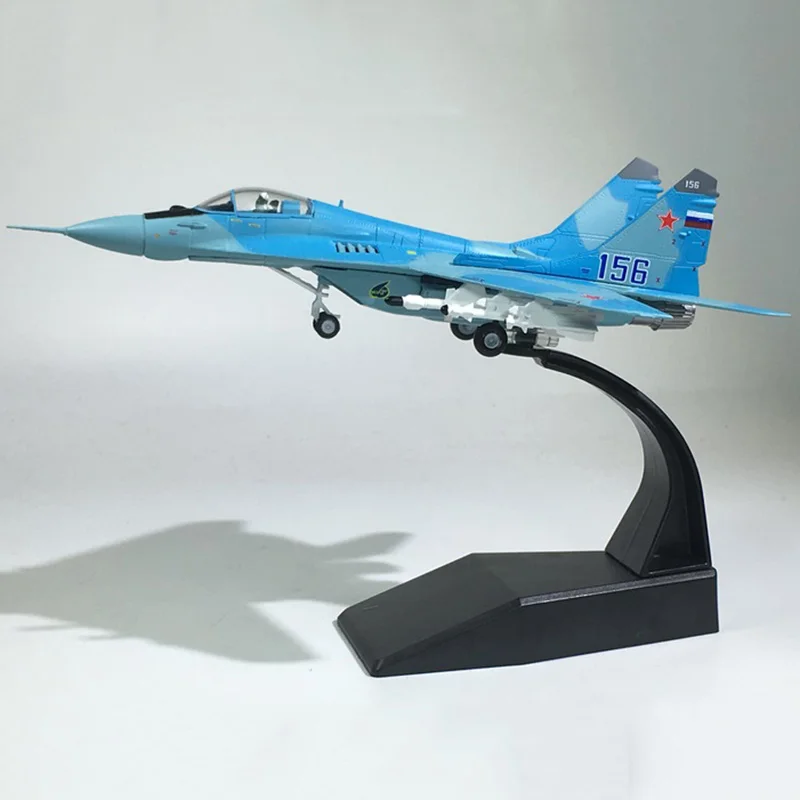 1:100 масштаб MiG-29 fulcrum русская авиационная сила MIG легированная модель истребителя авиационный самолет игрушки взрослые дети самолет подарок F дисплей