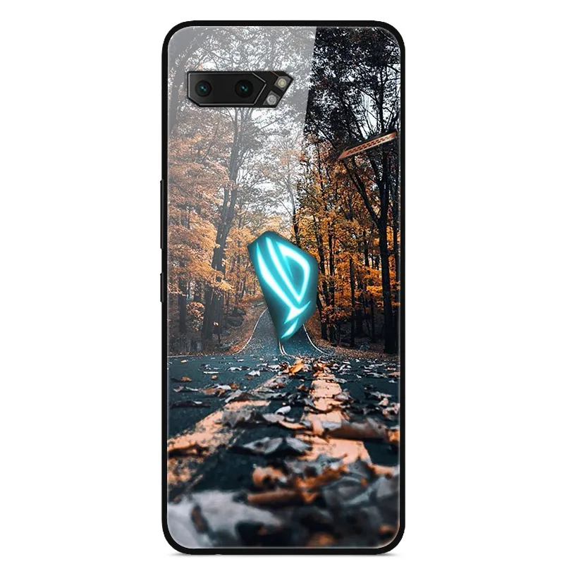 Для Asus ROG Phone 2 ZS660KL чехол из закаленного стекла Жесткий Чехол для задней панели чехол для телефона s для Asus ROG Phone2 II ZS660KL Чехол Мягкий бампер