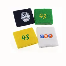 Браслет на запястье из хлопка спортивный гимнастический баскетбольный Теннисный браслет защита на запястье индивидуальный логотип принимается 250 шт/500 шт/750 шт