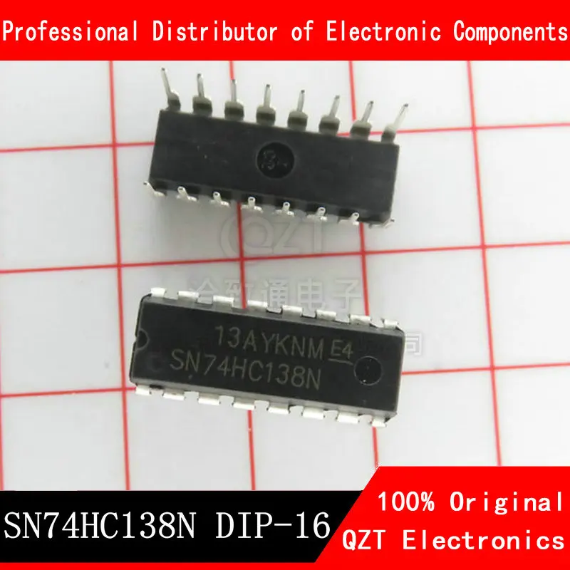 10PCS SN74HC138N DIP16 SN74HC138 DIP 74HC138N 74HC138 DIP-16 new and original IC