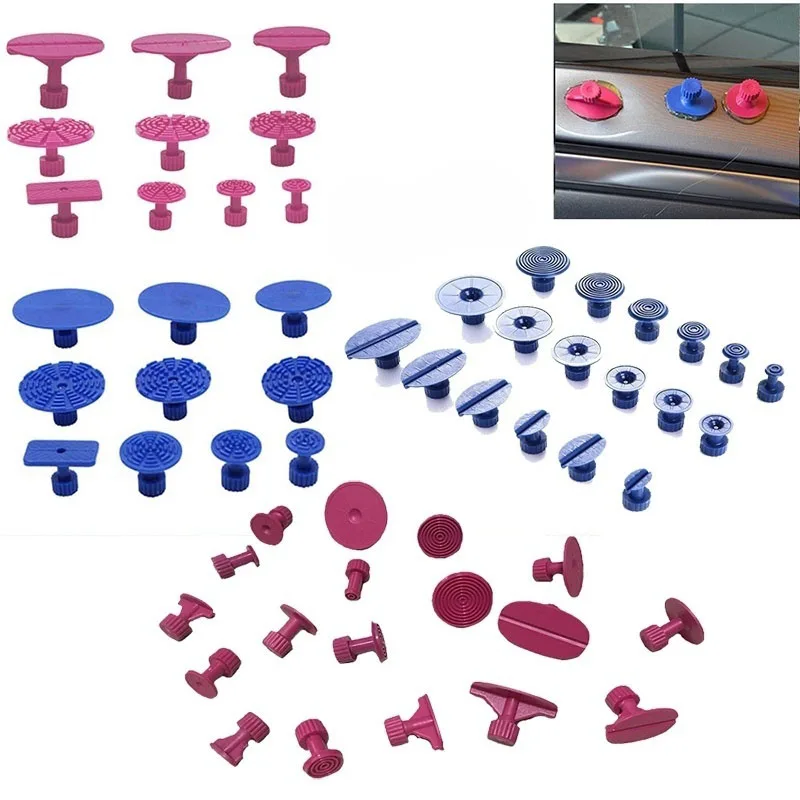 

Auto Repair Tools Kits Painless Dent Repair Plastic Ding Glue Tabs Paintless Car Body Dent Remover Glue Puller Sets Tabs