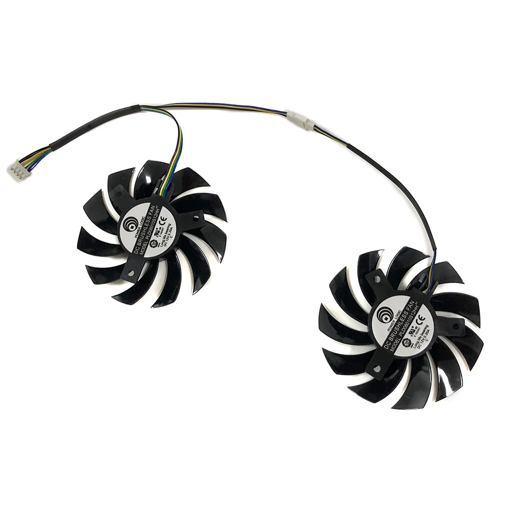 Вентилятор видеокарты Vedio VGA PLD08010S12HH для MSI GTX 460 560 570 580 R6870 R6950 Twin Frozr II 2 шт./лот|card